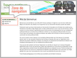 La zone de navigation